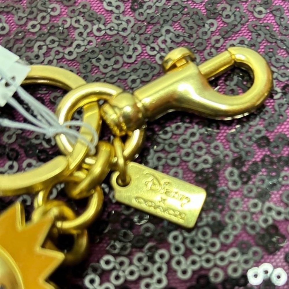 Disney X Coach Evil Queen Bear Bag Charm key ring - Picture 6 of 6